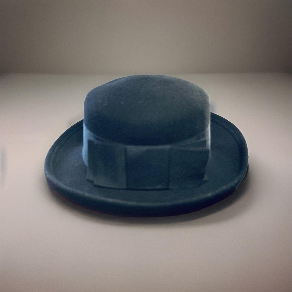 100% Wool Vintage Arlin Hat Derby Bowler Steampunk Costume Cosplay